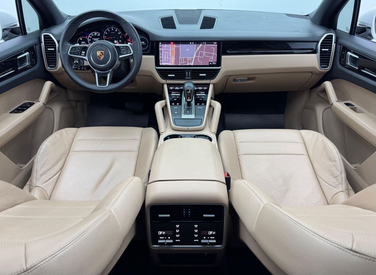 بورش كايان Std 3.0L (340 HP) 2018 Porsche Cayenne, Porsche Service History, Warranty, Excellent Condition, GCC