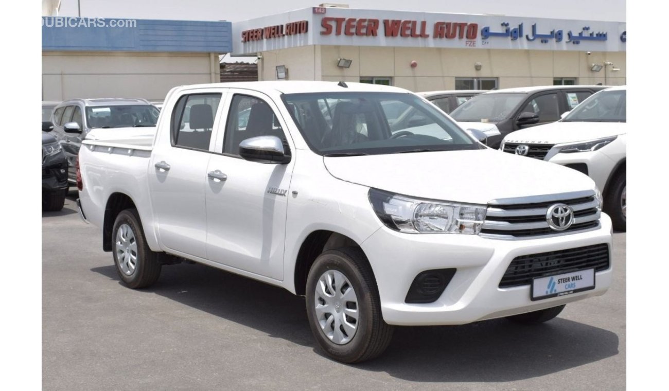 تويوتا هيلوكس 2021 | 2.7L DLX 4X2 BASIC DC MT WITH FABRIC SEATS AND PETROL PICKUP