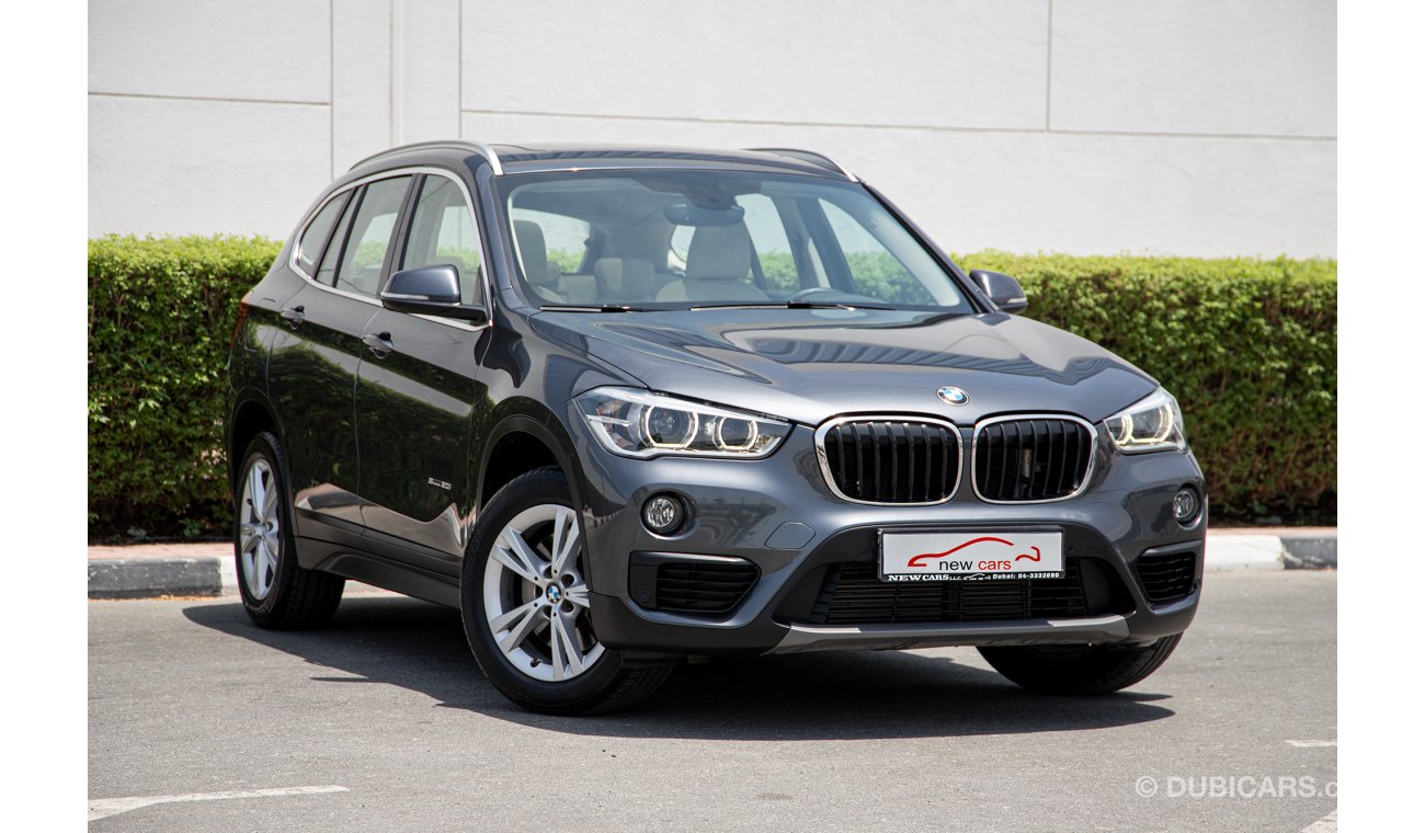 BMW X1 2017 - GCC - 1665 AED/MONTHLY - BMW WARRANTY AND SERVICE TIL 03/2022