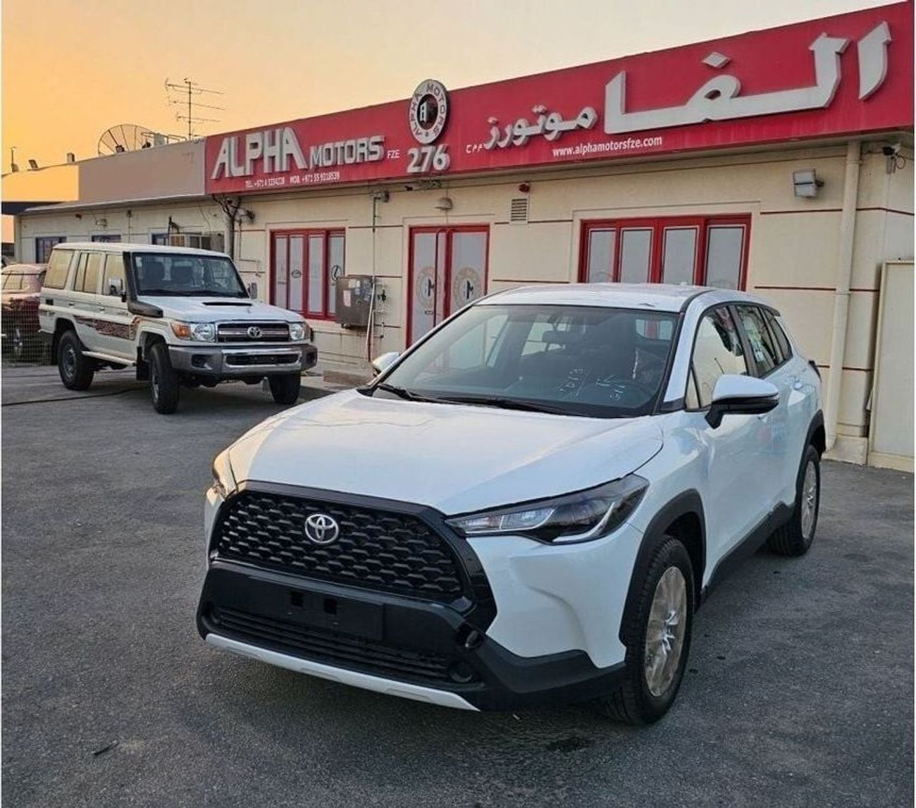 Toyota Corolla Cross TOYOTA COROLLA CROSS 1.8L BASIC OPTION 2024 for export price 88000 AED