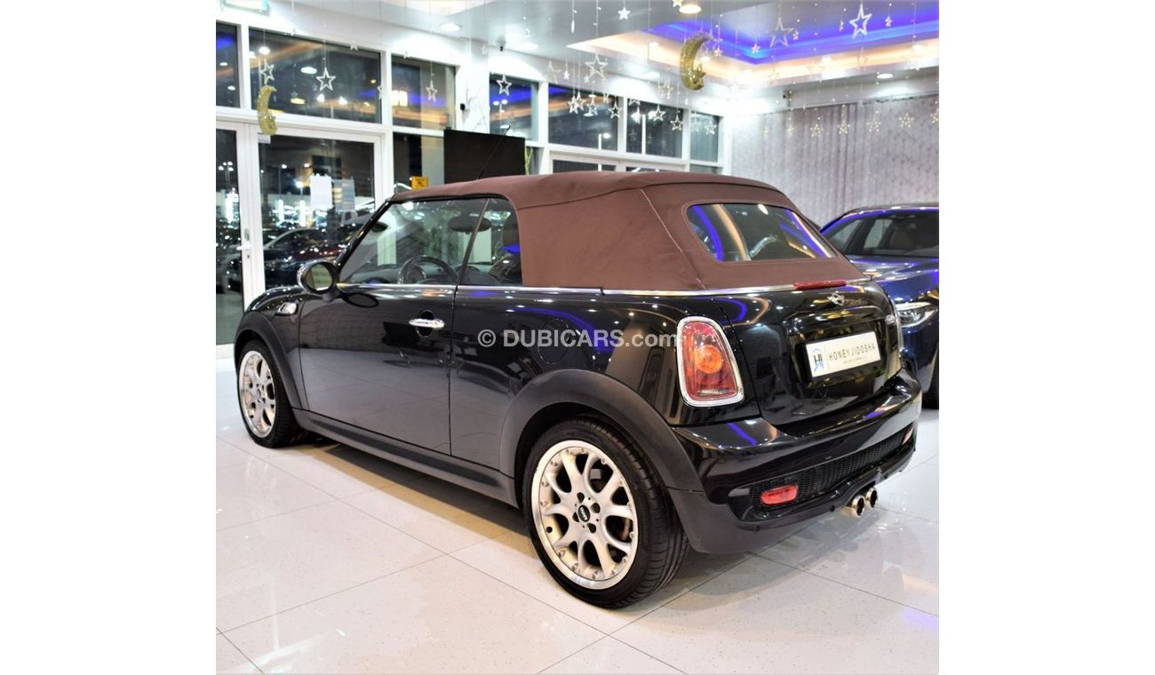 ميني كوبر إس VERY LOW MILEAGE!!! Only 51,000KM! Mini Cooper S Convertible! 2010 Model!! in Black Color! GCC Specs