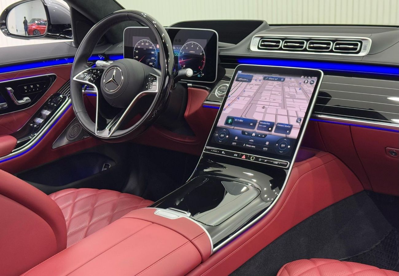 Mercedes-Benz S 500 4MATIC 3.0L 2023 Mercedes Benz S500 4MATIC, July 2028 Mercedes Warranty, Fully Loaded, Very Low Kms,