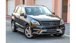 Mercedes-Benz ML 350 2013 GCC under Warranty with Zero Down-Payment.