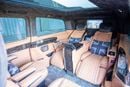 Mercedes Benz V300 Senzati® Jet Class® Oryx Edition® 6 Seat Saddle Brown Leather