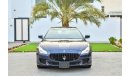 Maserati Quattroporte GTS - Agency Warranty - AED 3,799 Per Month - 0% DP