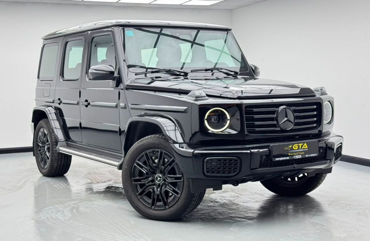 Mercedes Benz G500 STD 2025 Mercedes Benz G500 AMG, 2030 Mercedes Warranty, Mercedes Service History, GCC