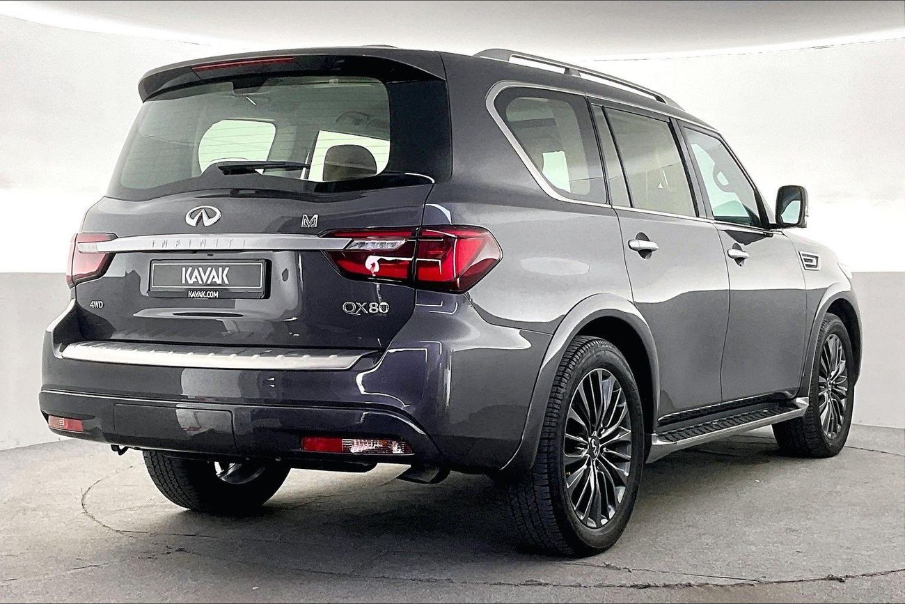 Infiniti QX80 Luxe Sensory ProActive (8 Seater) | National Day Celebration | Guaranteed Warranty | 0 Down Payment