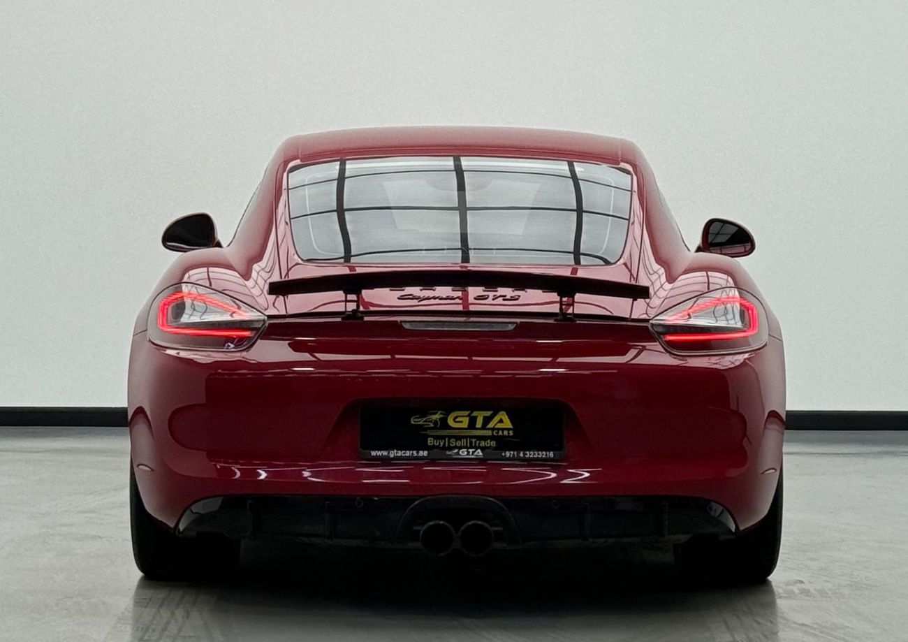 Porsche 718 Cayman GTS 4.0L A/T 2016 Porsche Cayman GTS – Agency Full Service History, GCC