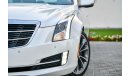 Cadillac ATS Agency Warranty and Service Contract!  - GCC - AED 1,418 PER MONTH- 0% DOWNPAYMENT