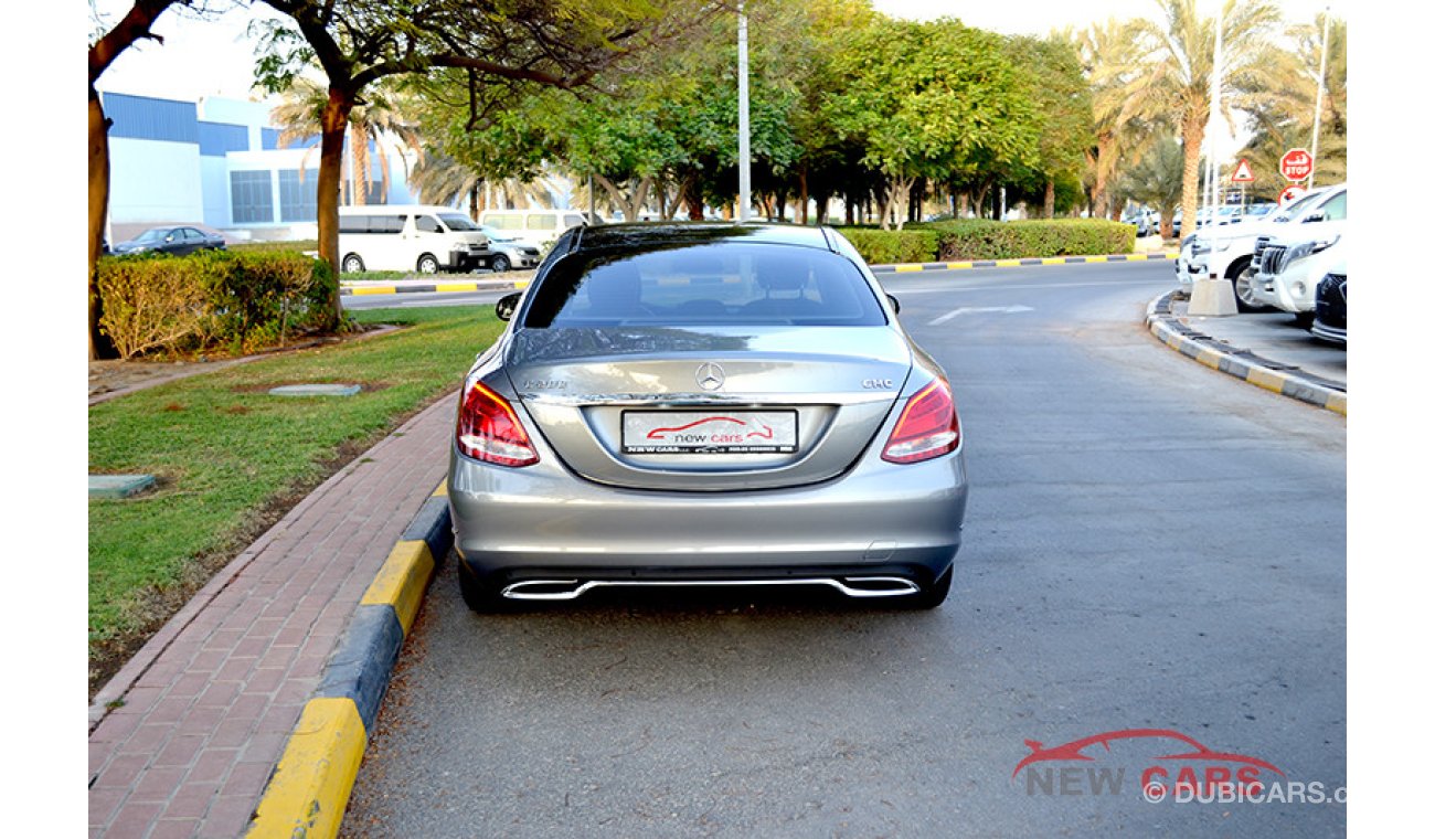 Mercedes-Benz C200 - ZERO DOWN PAYMENT - 2,100 AED/MONTHLY - FSH/EMC - UNDER WARRANTY