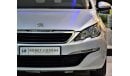 Peugeot 308 SUPER NEAT & LOW MILEAGE Peugeot 308 Hatchback 2015 Model!! in Silver Color! GCC Specs