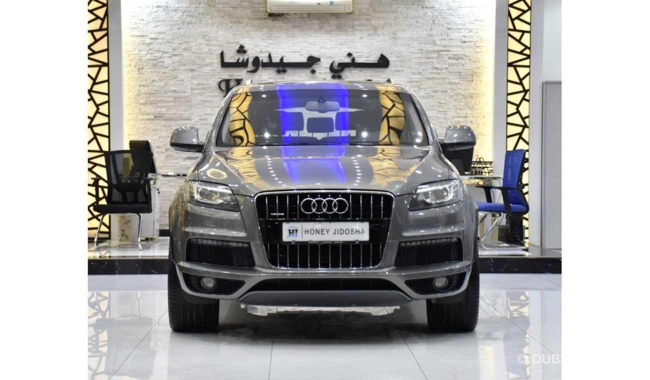 Audi Q7 EXCELLENT DEAL for our Audi Q7 SuperCharged ( 2014 Model ) in Grey Color GCC Specs