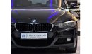 BMW 330i ORIGINAL PAINT ( صبغ وكاله ) BMW 330i M 2016 Model!! Black Color! GCC Specs