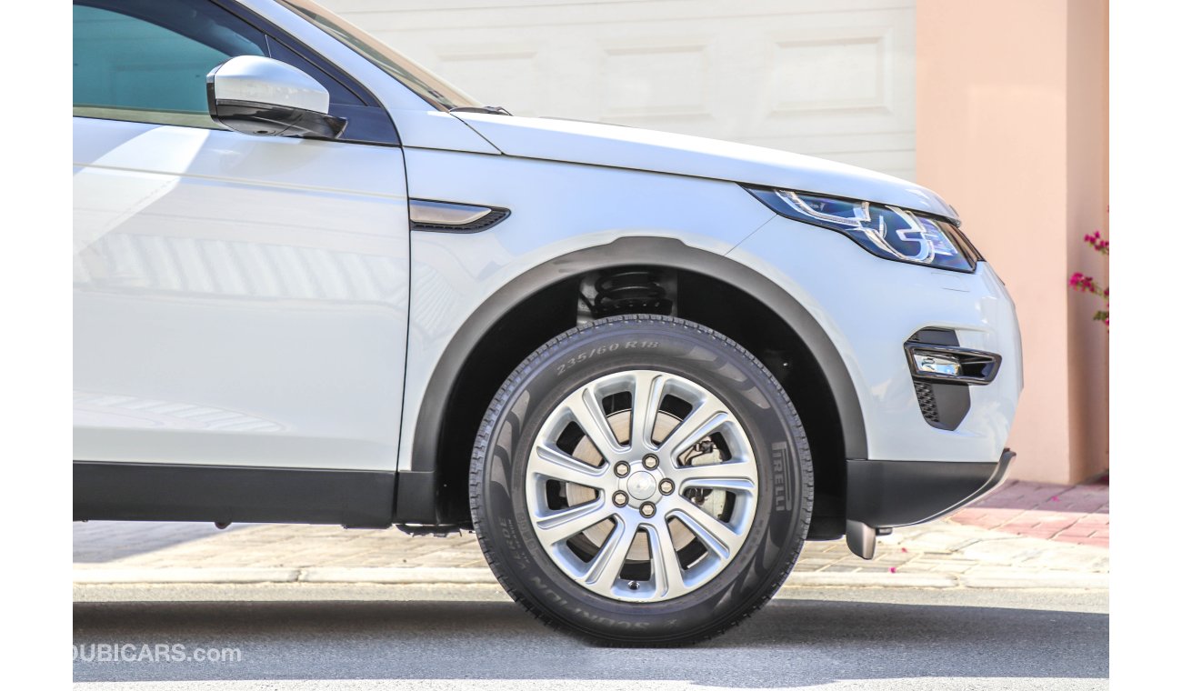 Land Rover Discovery Sport 2015 AED 1,960 monthly with 0% D.P under warranty