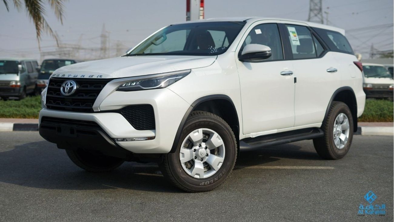 Toyota Fortuner 2.4L DIESEL Engine | 17'Steel Wheels with Cover | 8" DISPLAY AUDIO | GCC Specs