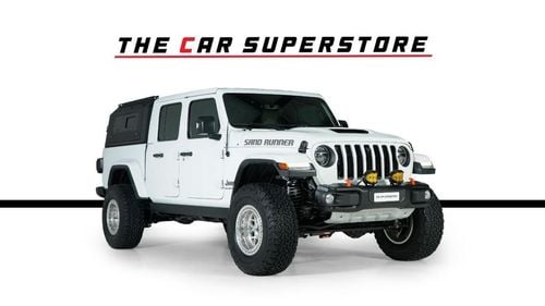 جيب جلادياتور SAND RUNNER Gladiator Sand Runner-GCC-Full Upgrades-KMC Rims-Rear Canopy-Differential Lock