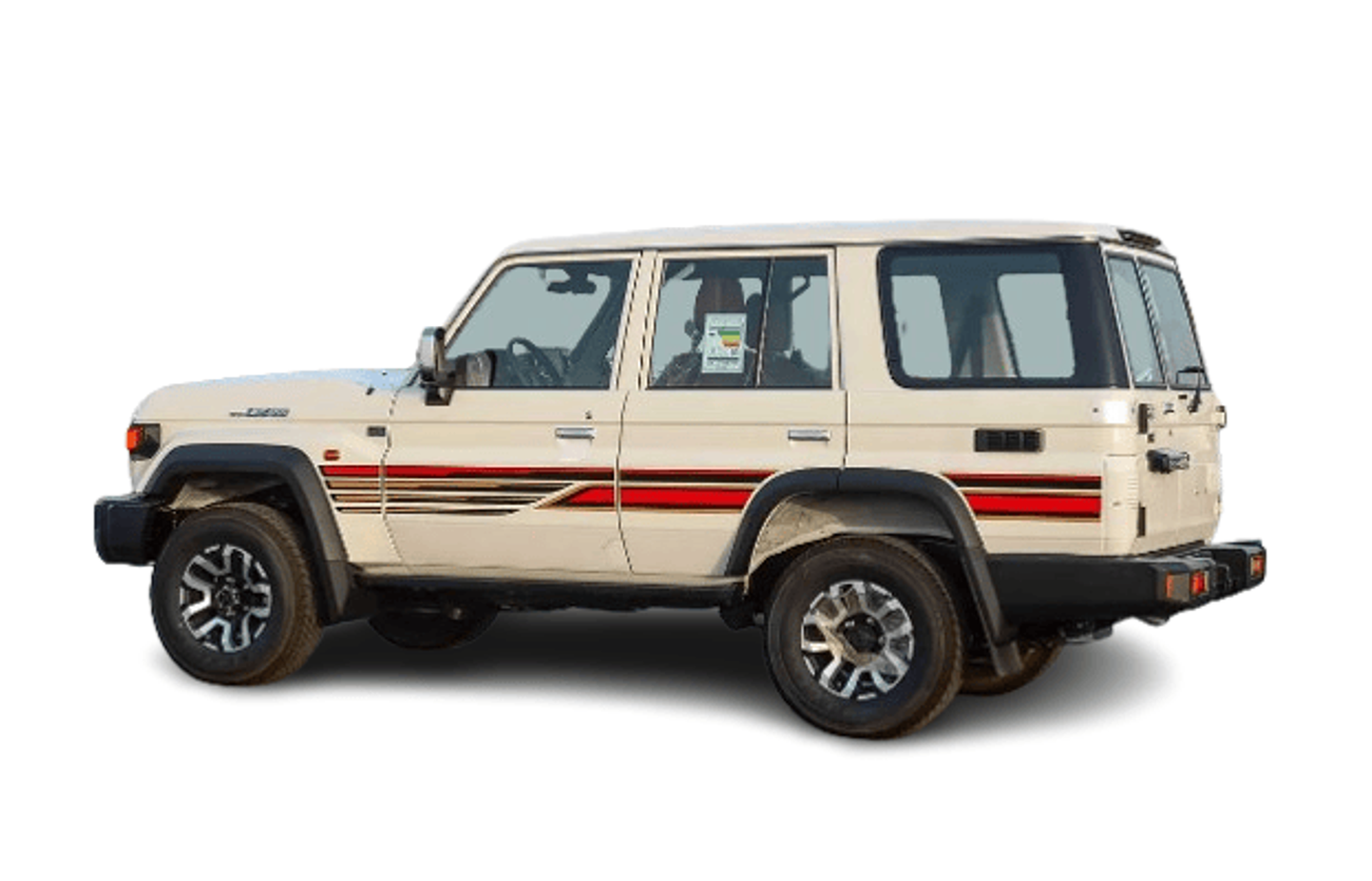 Toyota Land Cruiser 70 ECTMQM001 – 2025 TLC76 5 Doors Hardtop - 2.8L Diesel Auto White with Tan Interior