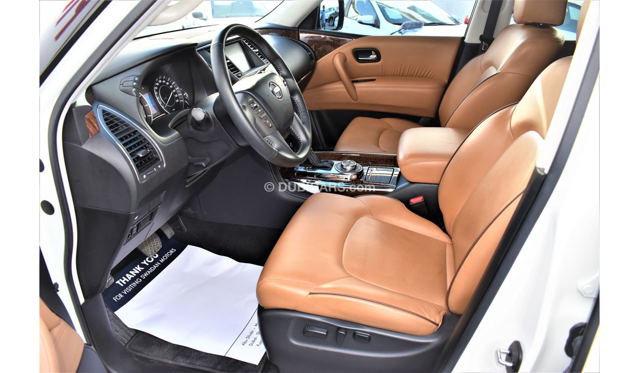 Nissan Patrol TITANIUM 5.6L LE V8 400HP 2018 GCC DEALER WARRANTY