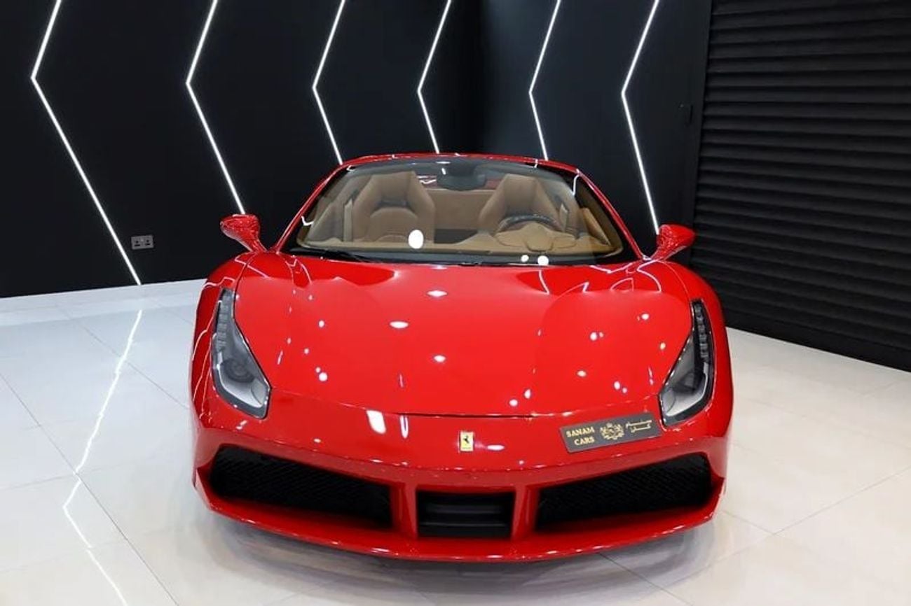 فيراري 488 سبايدر STD 2017 Ferrari 488 Spider, Carbon Exterior/Interior, Passenger Display, GCC Specs!!
