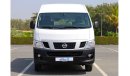 نيسان أورفان 2017 | NV350 COMMUTER VAN | 13 SEATER, MANUAL, PETROL | GCC SPECS - EXCELLENT CONDITION