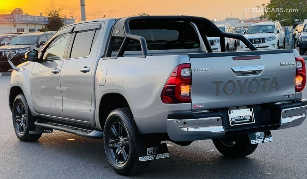 Toyota Hilux Grade: GR Silver 4CYL [Right Hand Drive] JAPAN IMPORTED |Push Start, 4x4, Front Camera, Cool Box, Ra