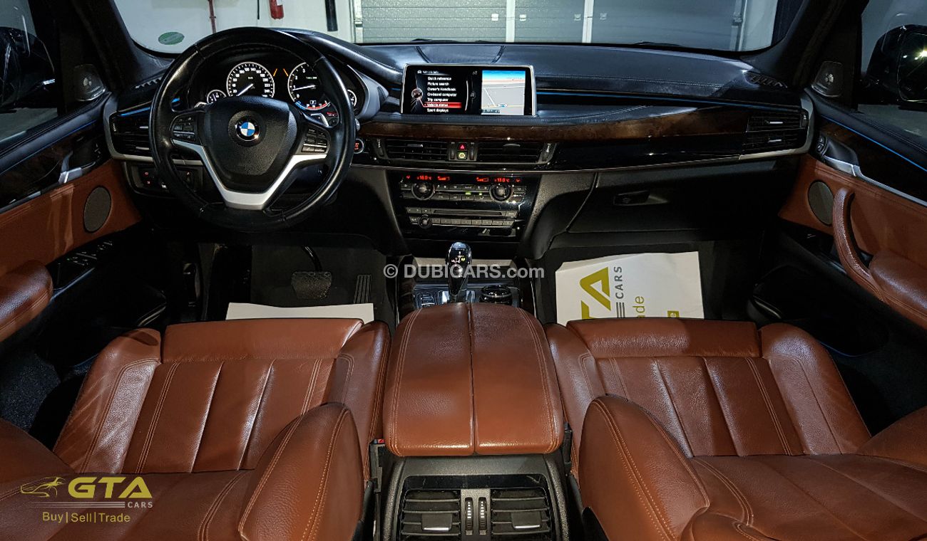 BMW X5 2014 BMW X5 xDrive50i, 7 Seats, Service Contract+Warranty, Original Paint, GCC
