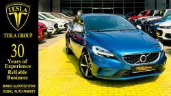 Volvo V40 / T5 //R DESIGN / GCC / 2018 / DEALER WARRANTY UNTIL 12/08/2020 / FSH / 1229 DHS MONTHLY