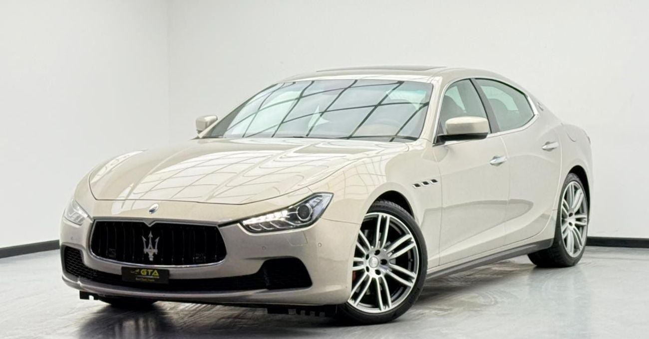 Maserati Ghibli 2016 Maserati Ghibli Q4, Full Maserati Service History, Fully Loaded, Excellent Condition, GCC