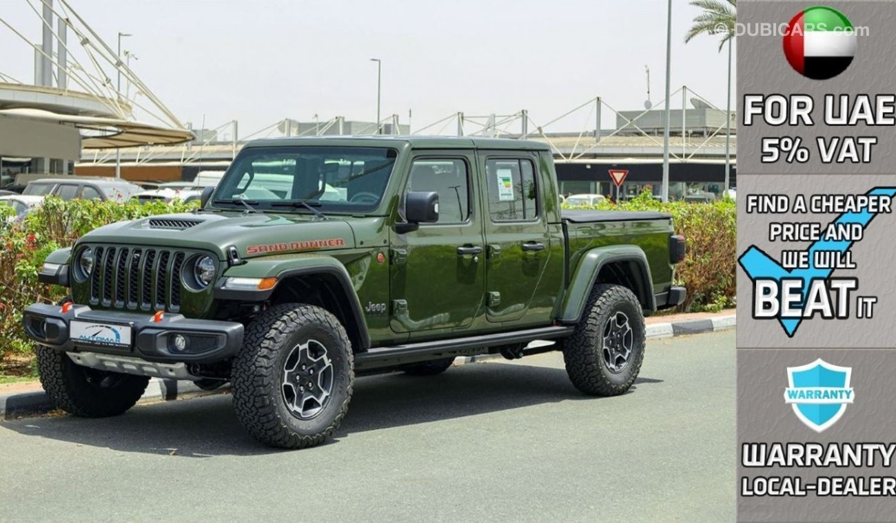 جيب جلادياتور Sand Runner V6 3.6L 4X4 , 2023 GCC , 0Km , With 5 Yrs or 100K Km WNTY @Official Dealer