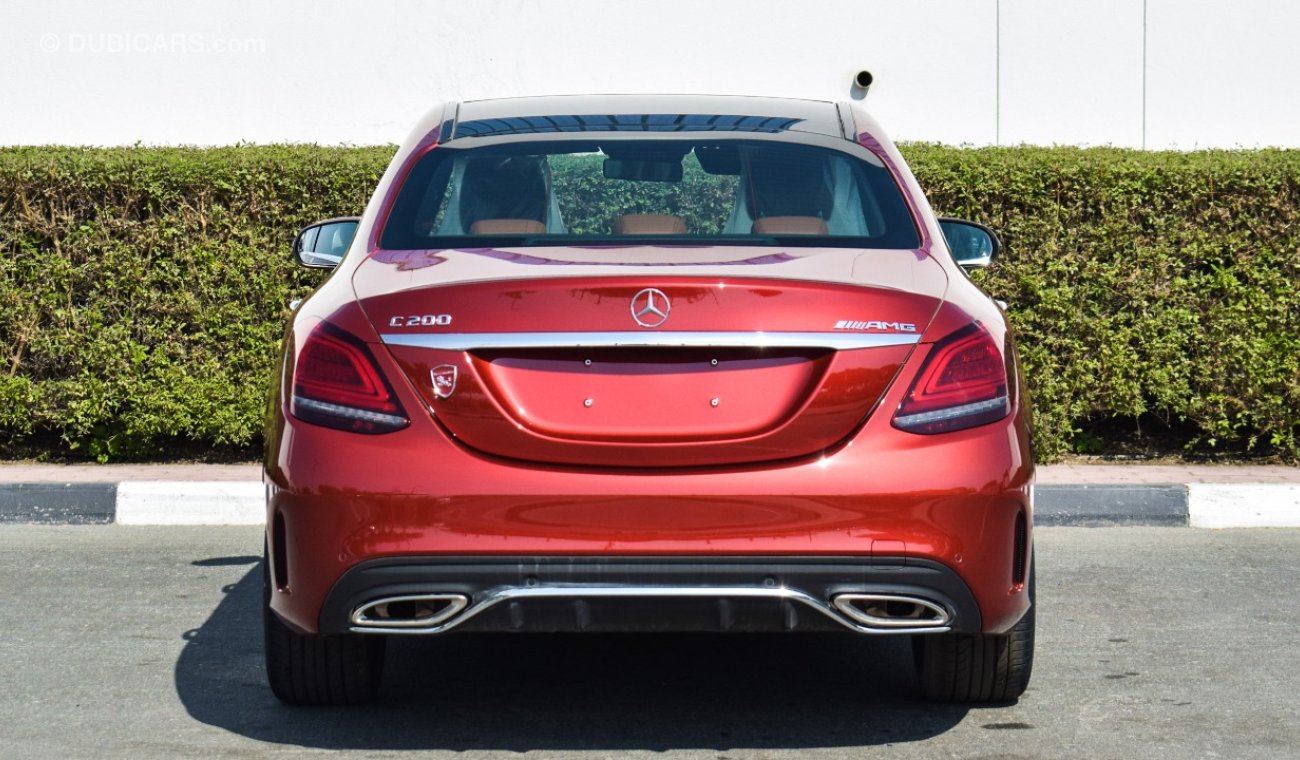 مرسيدس بنز C 200 (عرض جديد ) محرك 2.0لتر ميرسيدس سي 200 اي ام جي فل اوبشن م خليجي مع ضمان دولي 2 سنه