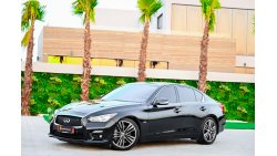 Infiniti Q50 Red Sport 400 | 2,054 P.M | 0% Downpayment | Full Option | Spectacular Condition!