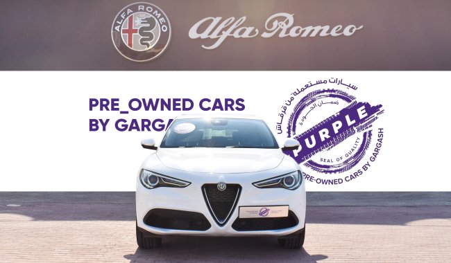Alfa Romeo Stelvio S - Service History, Warranty, Certified & Sold by Purple Pre-Owned Gargash Motors