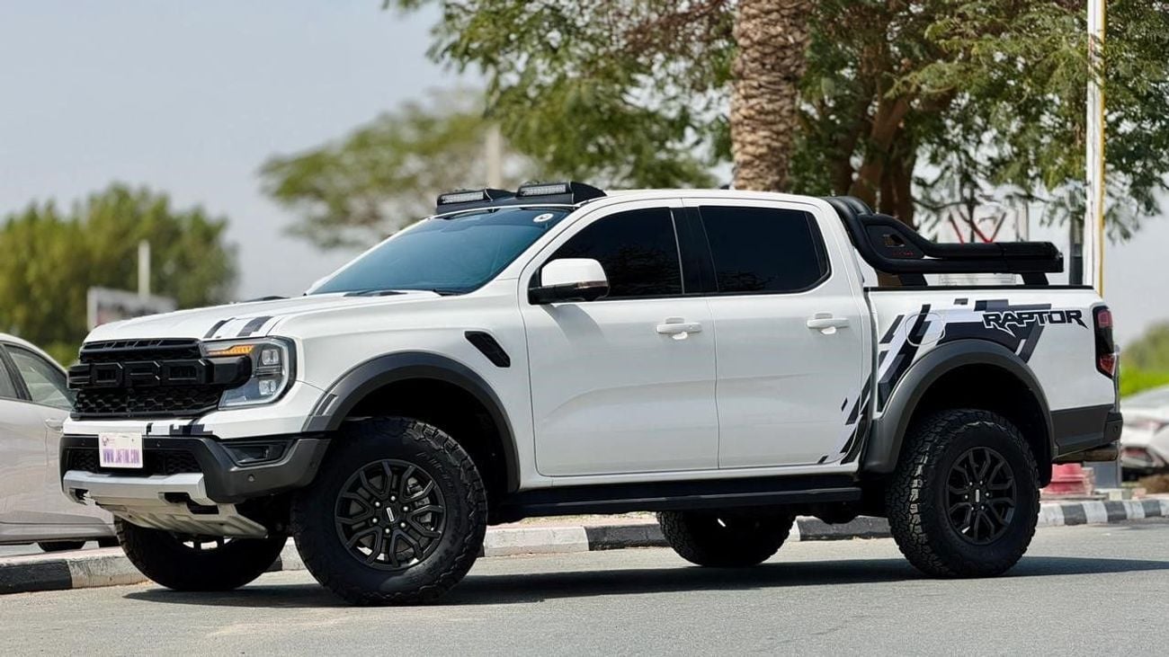 فورد رينجر رابتور 2024 | 3.0L PETROL ENGINE | AT | RHD | 4X4 HEAVY SPORT BAR | TESLA STYLE SCREEN | DIGITAL INSTRUMENT