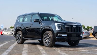 نيسان باترول SE PLATINUM CITY 2026 Nissan Patrol V6 3.8L SE Platinum AT Petrol (Black - Red)