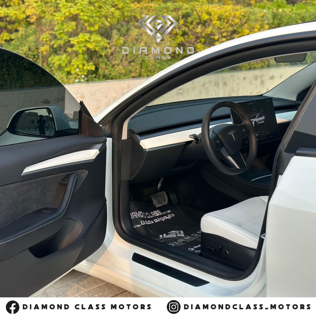 Tesla Model 3 Tesla Model 3  White Interior Auto pilot  2023 GCC  15,000 Km 149,000 AED Under Tesla Warranty