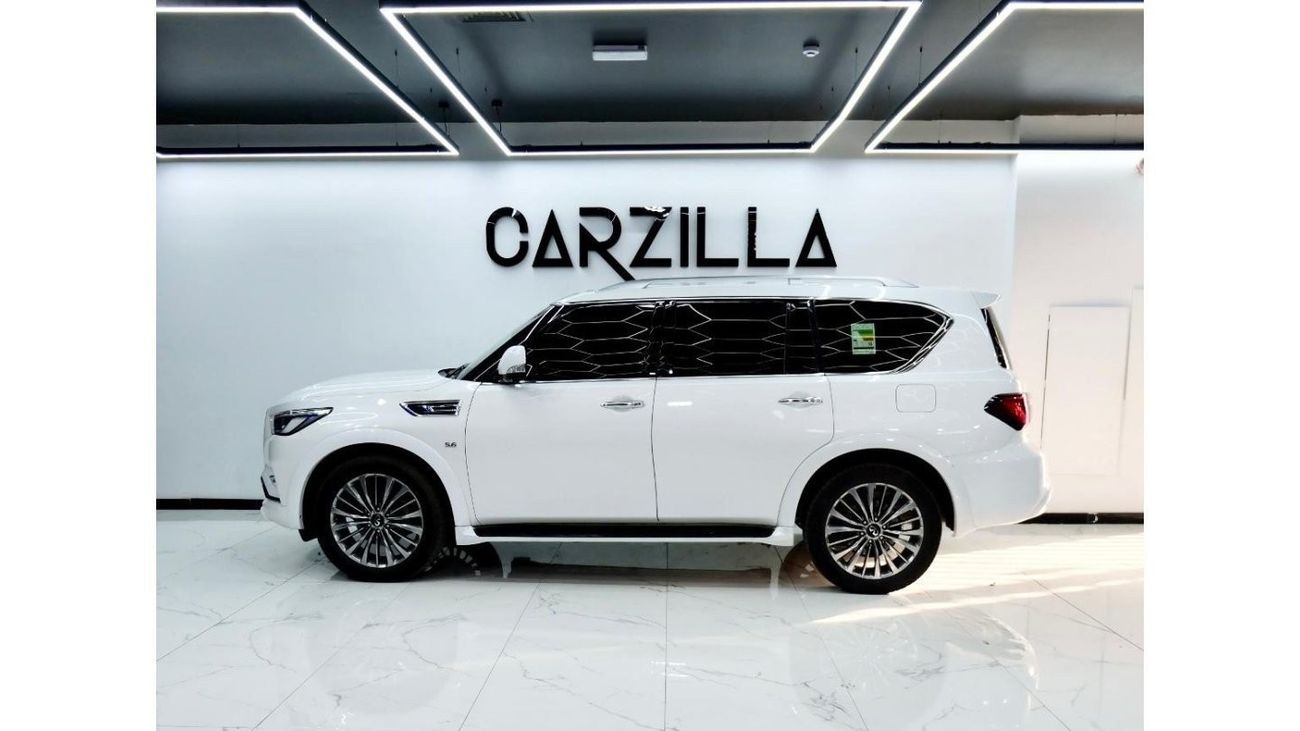 Infiniti QX80 Luxe Proactive Luxury-GCC-Accident Free-Excellent Condition