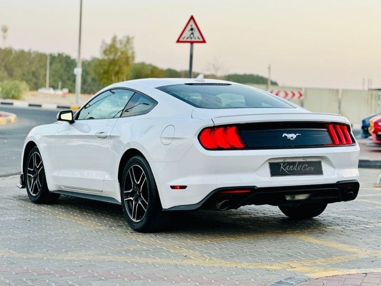 Ford Mustang EcoBoost | Monthly AED 1520/- | 0% DP | Blindspot | Touch Screen | Leather Seats | # 09800
