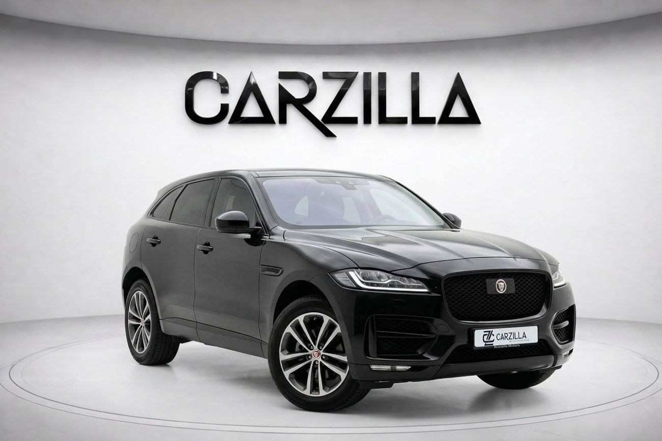 Jaguar F Pace R-Sport 2.0L l AED 1,665 P.M. l 0% Downpayment l R-Sport l 1 Year Warranty