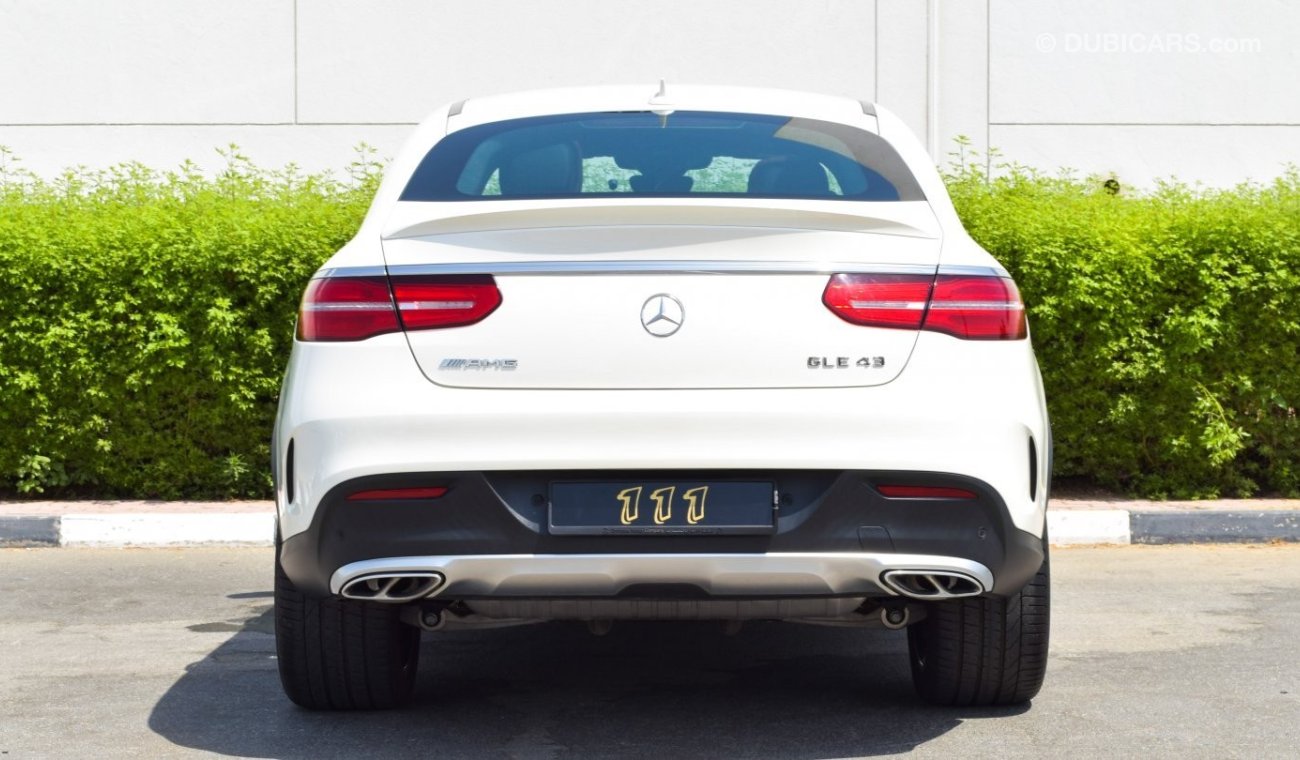 مرسيدس بنز GLE 43 AMG 4 Matic / GCC Specifications