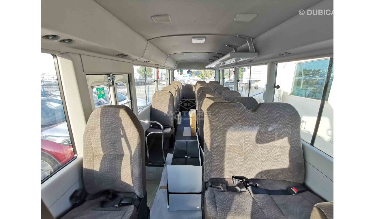 Toyota Coaster Petrol Engine, 23 Seats, Automatic Door, Dual AC - DISCOUNTED OFFER (CODE # TC01)