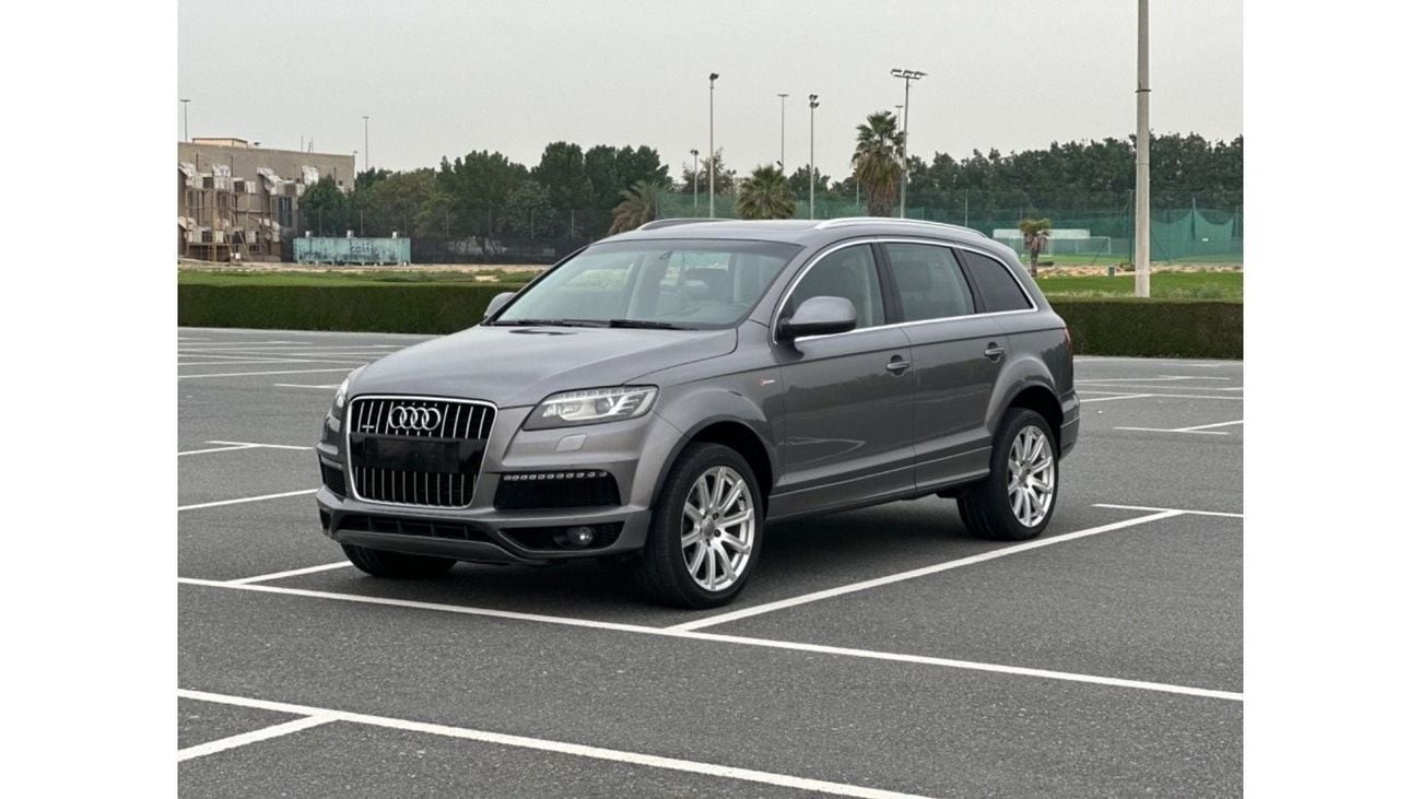 Audi Q7 FSI quattro S-Line MODEL 2014 GCC CAR PERFECT CONDITION INSIDE AND OUTSIDE