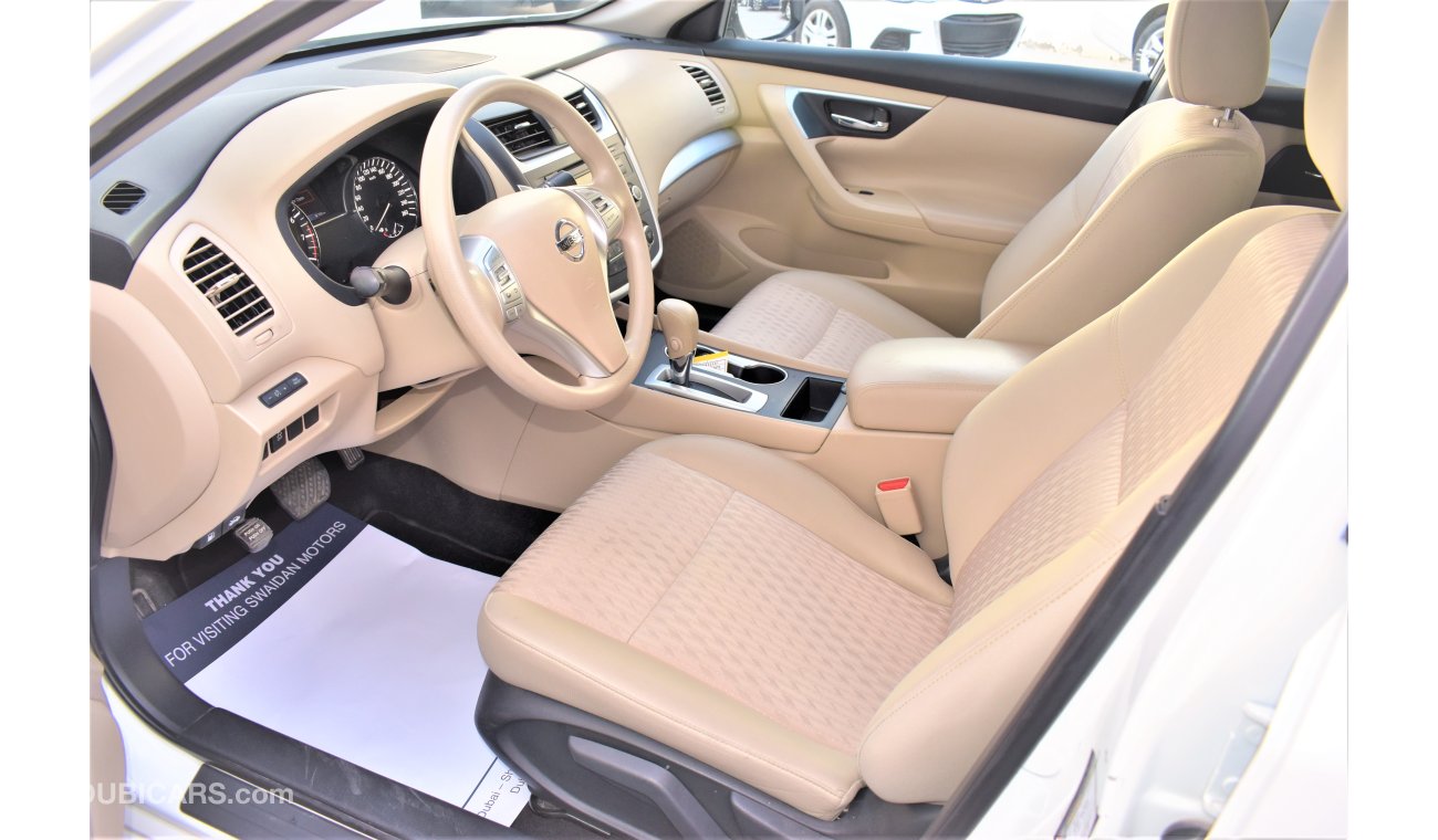 Nissan Altima AED 1170 PM | 0% DP | 2.5L S GCC WARRANTY