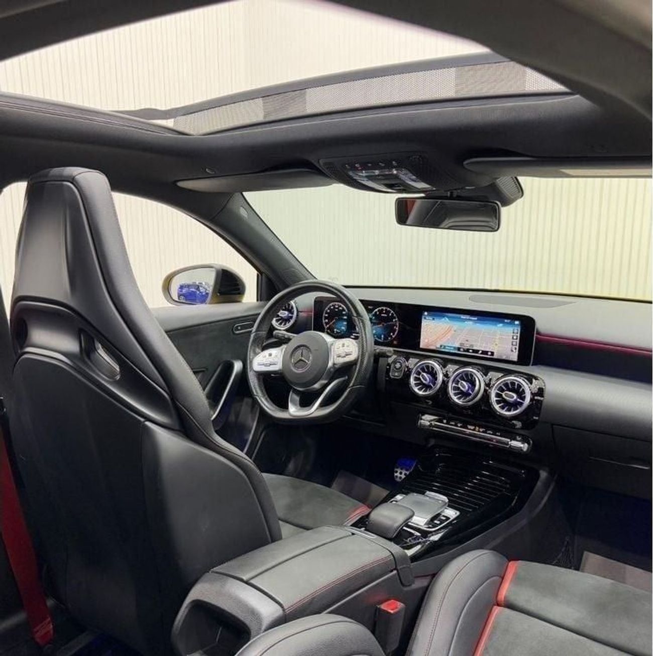 مرسيدس بنز A 35 AMG Std 2.0L 2019 Mercedes Benz A35 AMG Aerodynamic Package, 2 Years Warranty, 3 Years Service Pack, Low