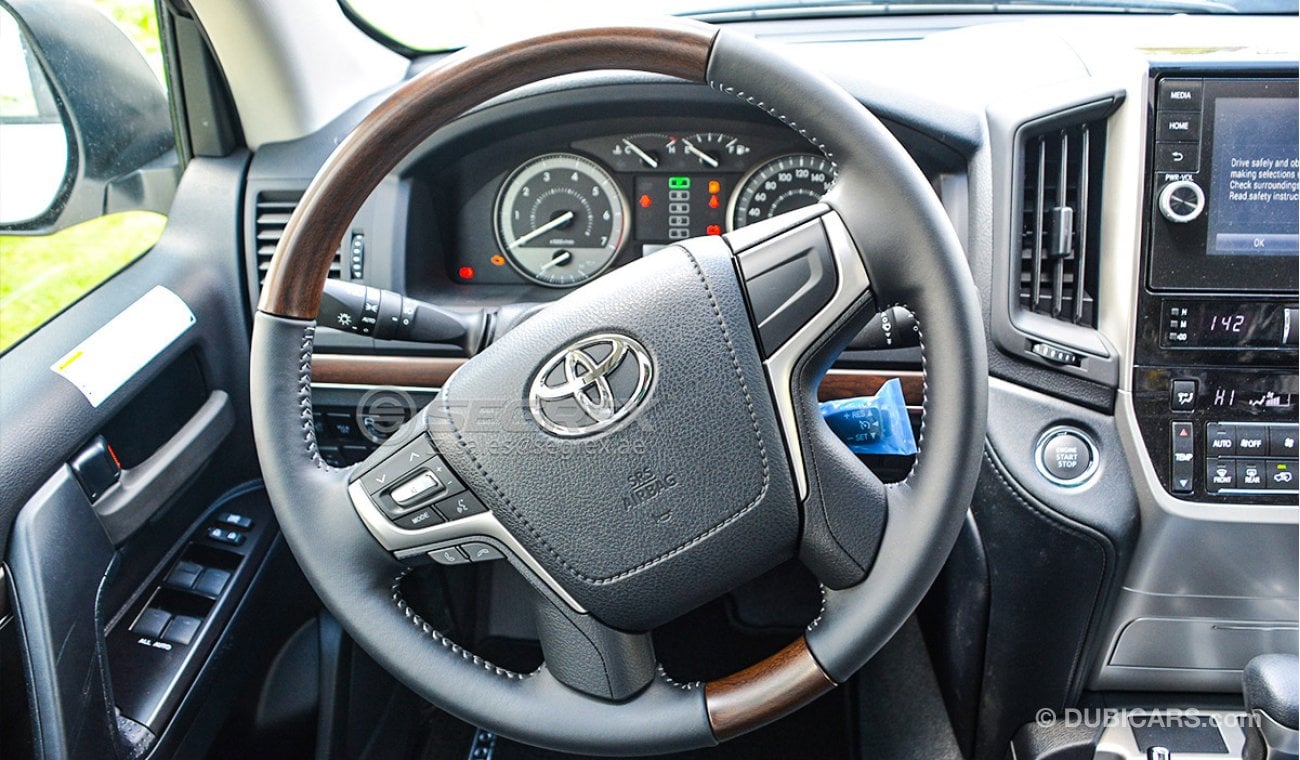 Toyota Land Cruiser 2020 YM V6 VXR Full option,for local+10%,all destinations-Black available الى جميع الوجهات