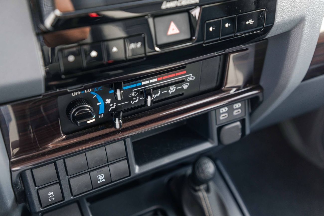 Toyota Land Cruiser LC76 Hardtop LX 4.0L - Manual - Attitude Black Inside Bluish Grey | Export Only