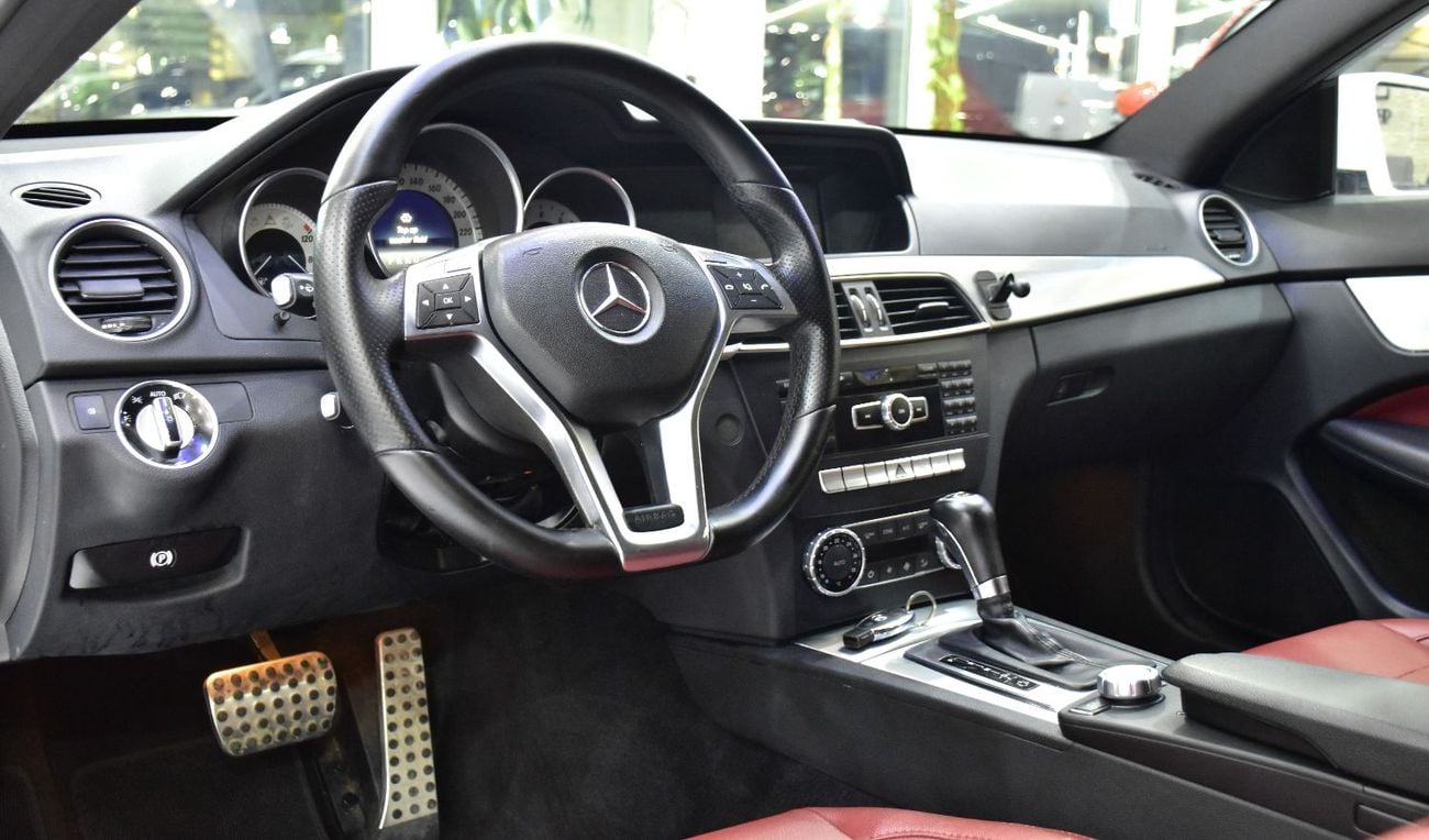 Mercedes Benz C250 CGI EXCELLENT DEAL for our Mercedes Benz C250 Coupe ( 2015 Model ) in White Color GCC Specs