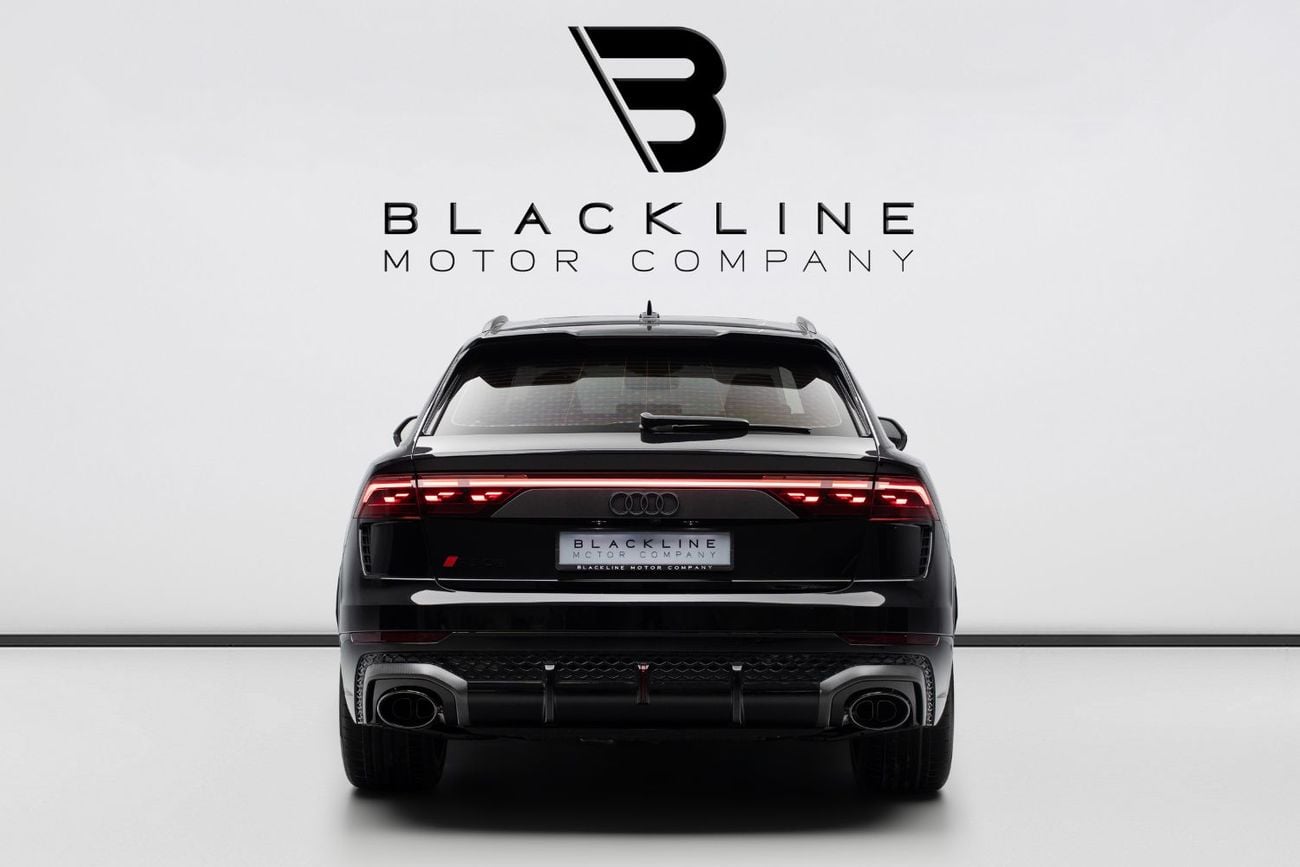 Audi RSQ8 STD BUY NOW, PAY 2027 | THE BLACKLINE STANDARD | 2031 Audi Warranty + Service Contract, GCC