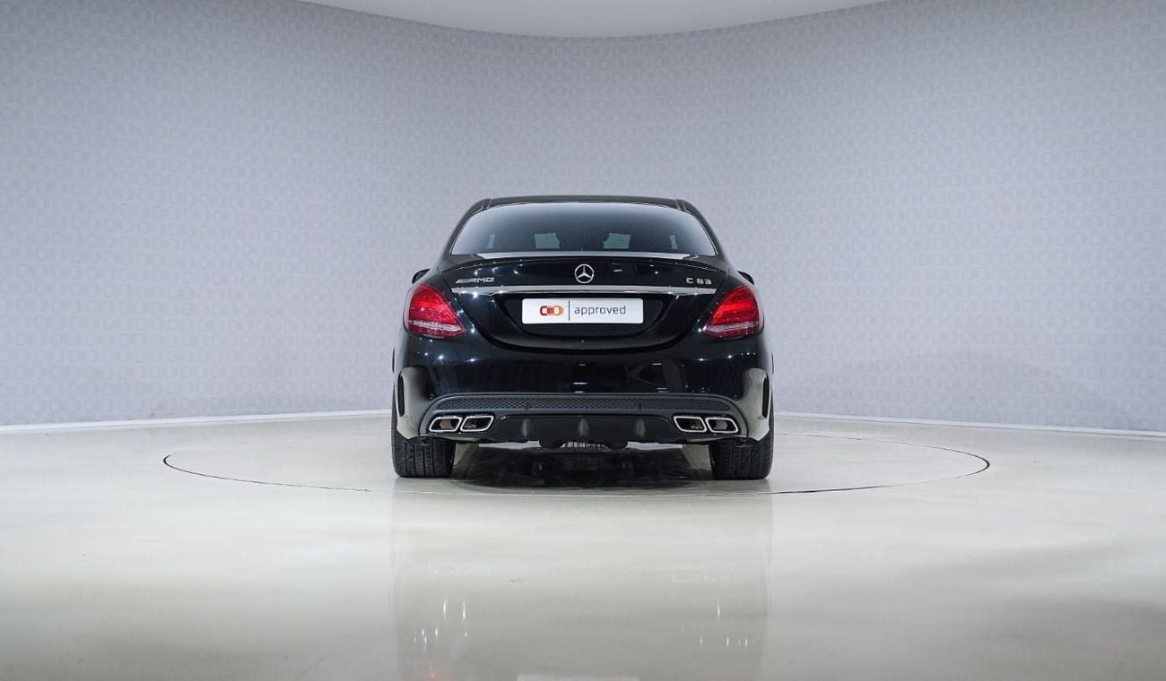 Mercedes-Benz C 63 AMG AED 6,899 P/M - 2 Years Warranty - C63 AMG