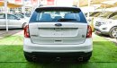 Ford Edge Gulf No. 2 cruise control wheels, sensors, rear wing screen, fog lights, in excellent condition, you