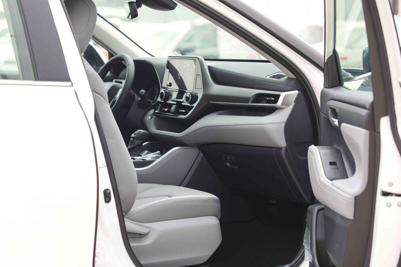 Toyota Highlander 2024 TOYOTA HIGHLANDER XLE 2.5 - Hybrid - PLATINUM WHITE PEARL inside GREY | Export Only